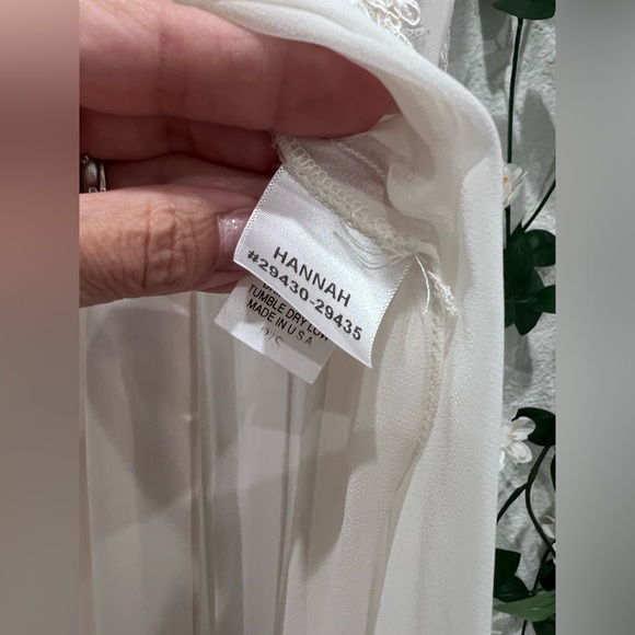 Jonquil by Diane Samandi  Bride Night gown and Robe ✨Size petit Small - Picture 14 of 16